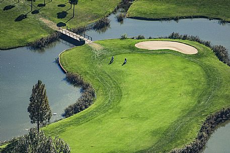 Aereal view of Golf Club di Lignano